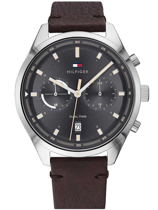 Tommy Hilfiger 1791729 Herren Armbanduhr • Lässiges Casual-Design • 5 ATM Wasserschutz