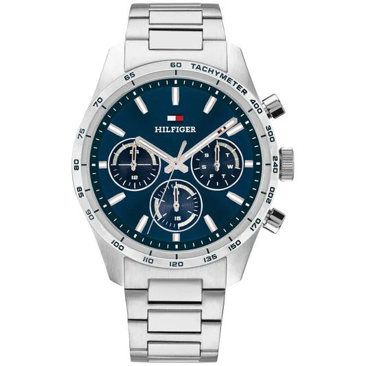 Tommy Hilfiger Hampton 1792278 Herren Armbanduhr • Quarzwerk • Edelstahlgehäuse