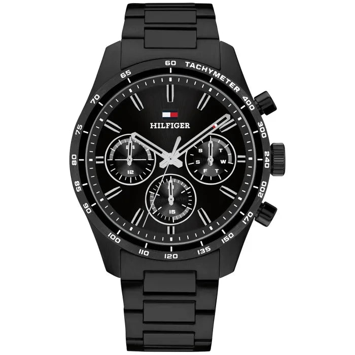 Tommy Hilfiger Hampton 1792280 Herren Armbanduhr • Klassisches Design • Quarzwerk