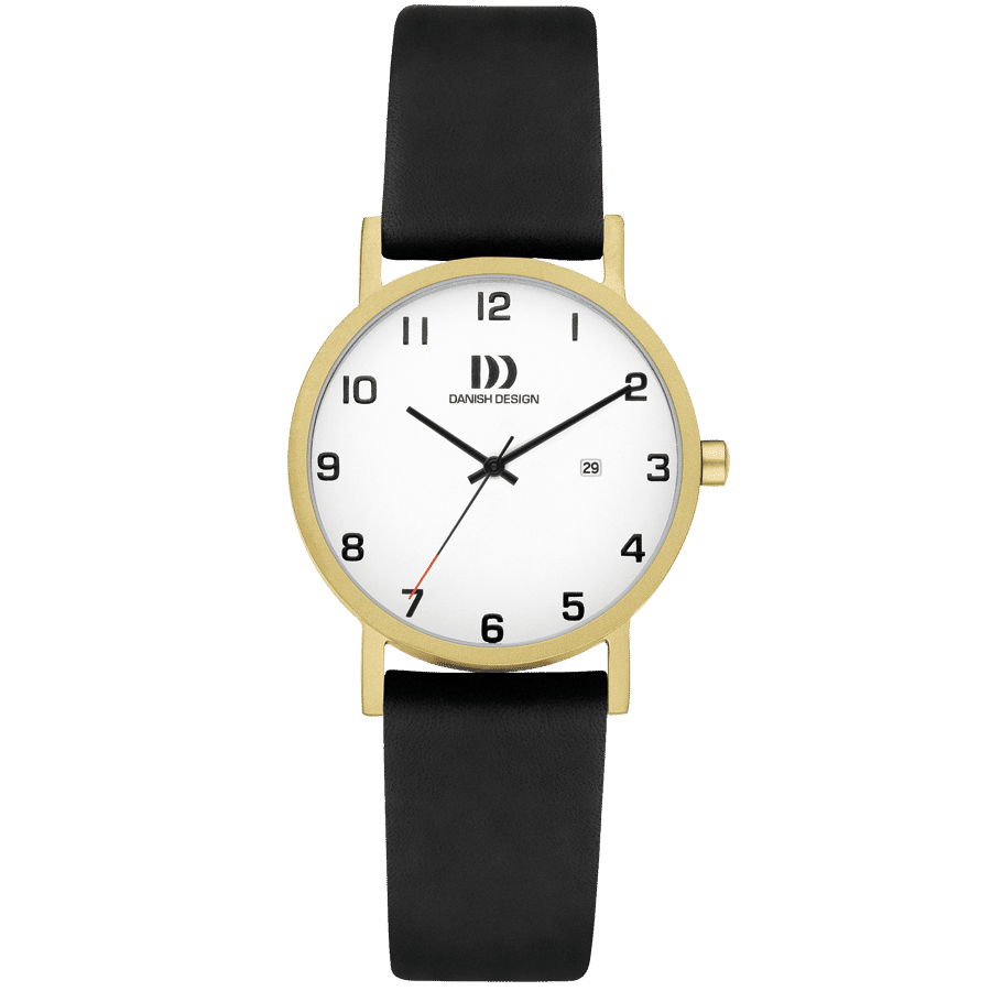 Danish Design Gløbe IV81Q199 Damenuhr Weiß • Titangehäuse • Mineralglas