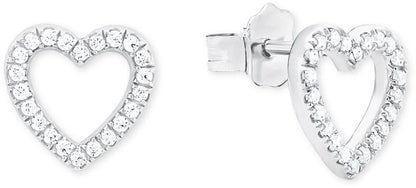 Orecchini a forma di cuore con strass - s.Oliver Jewelry Modello: 2017259