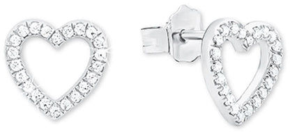 Orecchini a forma di cuore con strass - s.Oliver Jewelry Modello: 2017259