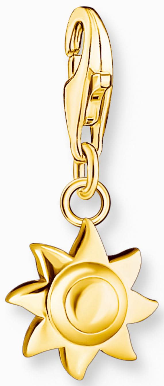 Charm Ciondolo Sole 3D - Placcatura in Oro Giallo 750 Thomas Sabo Modello: 2024-413-39