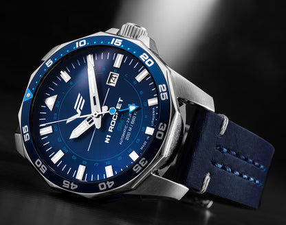 Vostok Europe Rocket N1 NH34-225A712-LBBLAU Herren • GMT-Automatikwerk • Dunkelblau, Bild 2