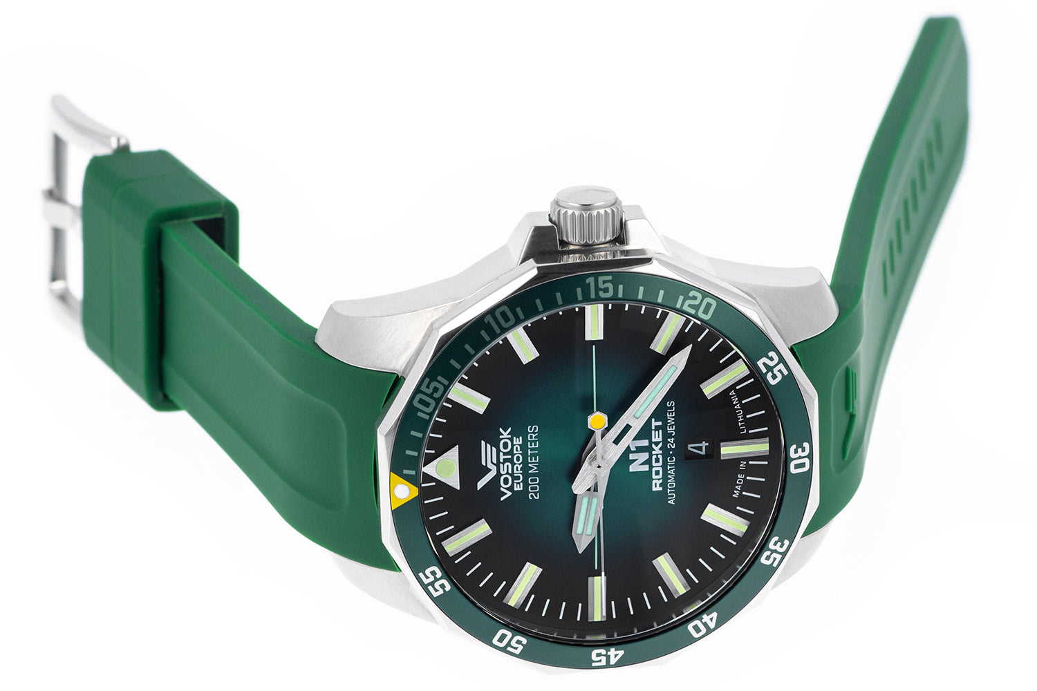 Vostok Europe Rocket N1 NH35A-225A710-SIGRE Herren Armbanduhr Grün • Automatikwerk • Limitierte Edition, Bild 2