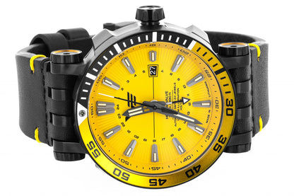 Vostok Europe Energia Rocket NH34-575C719 Herrenuhr Gelb • GMT-Uhrwerk • 2 Wechselarmbänder, Bild 3