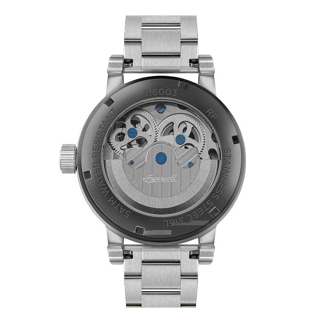 Ingersoll The Arc I16003 Herrenuhr • Automatikwerk • Blau Skelett-Zifferblatt, Bild 5