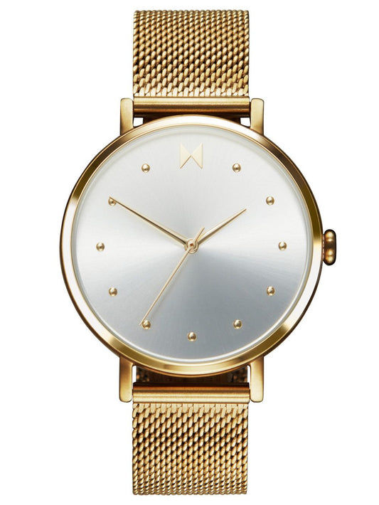 MVMT Dot Flash 28000034-D Damenuhr Gold • Quarzwerk • Milanaise-Armband