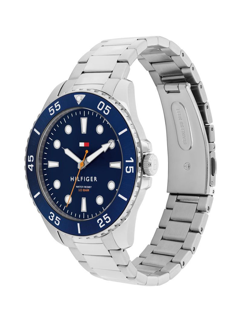 Tommy Hilfiger 1792202 Herren Armbanduhr Silber • Edelstahlgehäuse 42 mm • 10 BAR Wasserdicht, Bild 3
