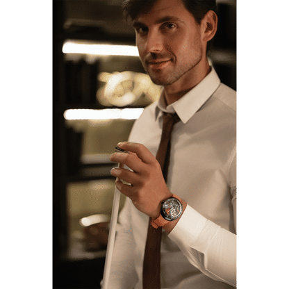 Bulova Accutron DNA Casino 28A205 Herrenuhr Orange • Saphirglas • Limitierte Edition, Bild 5