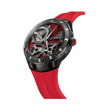 Bulova 28A206 Herrenuhr Accutron DNA Casino Limited Edition Schwarz • Saphirglas • Analog-Quarz Kaliber NS30, Bild 2
