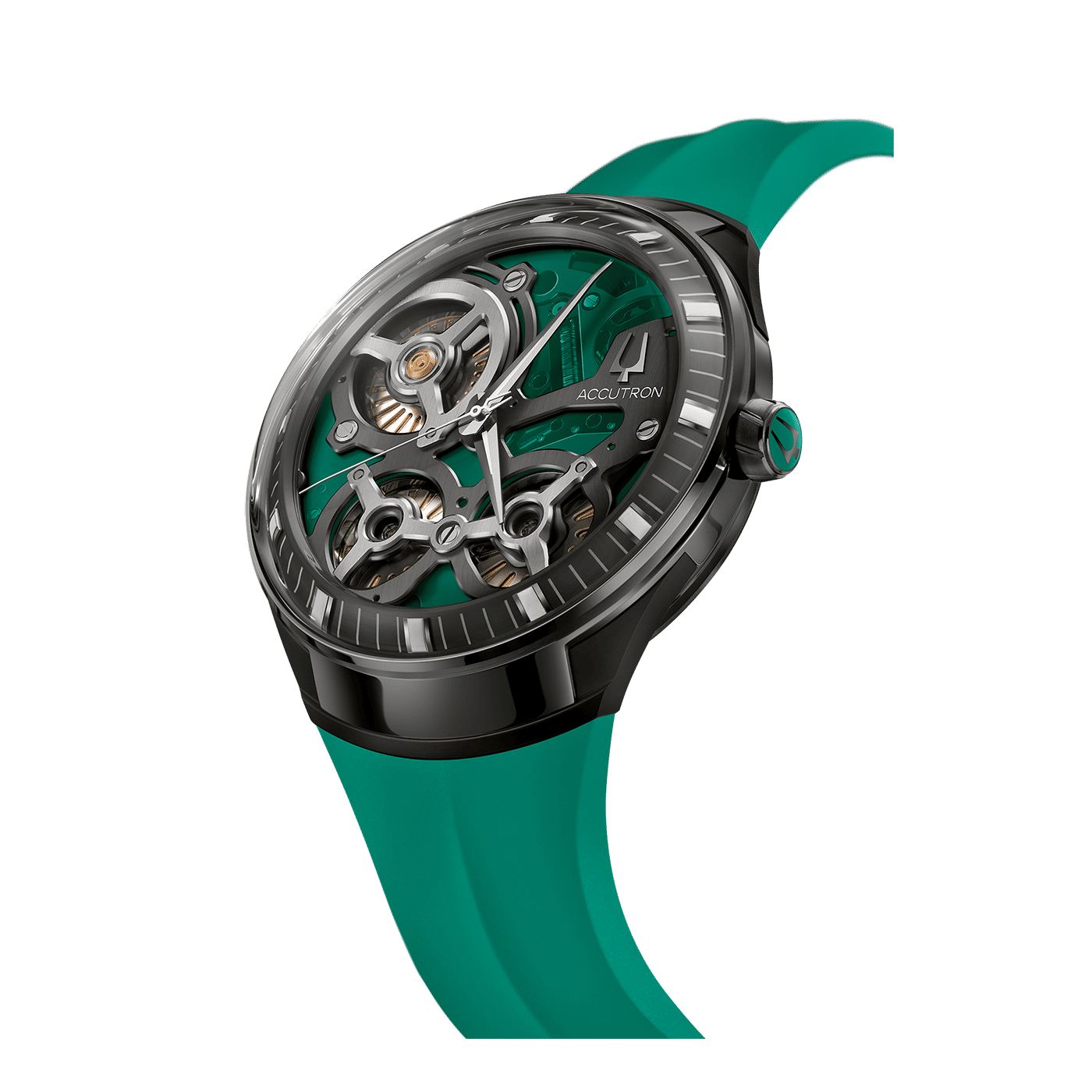 Bulova Accutron DNA 28A207 Herrenuhr Schwarz • Saphirglas • Limited Edition Casino, Bild 2