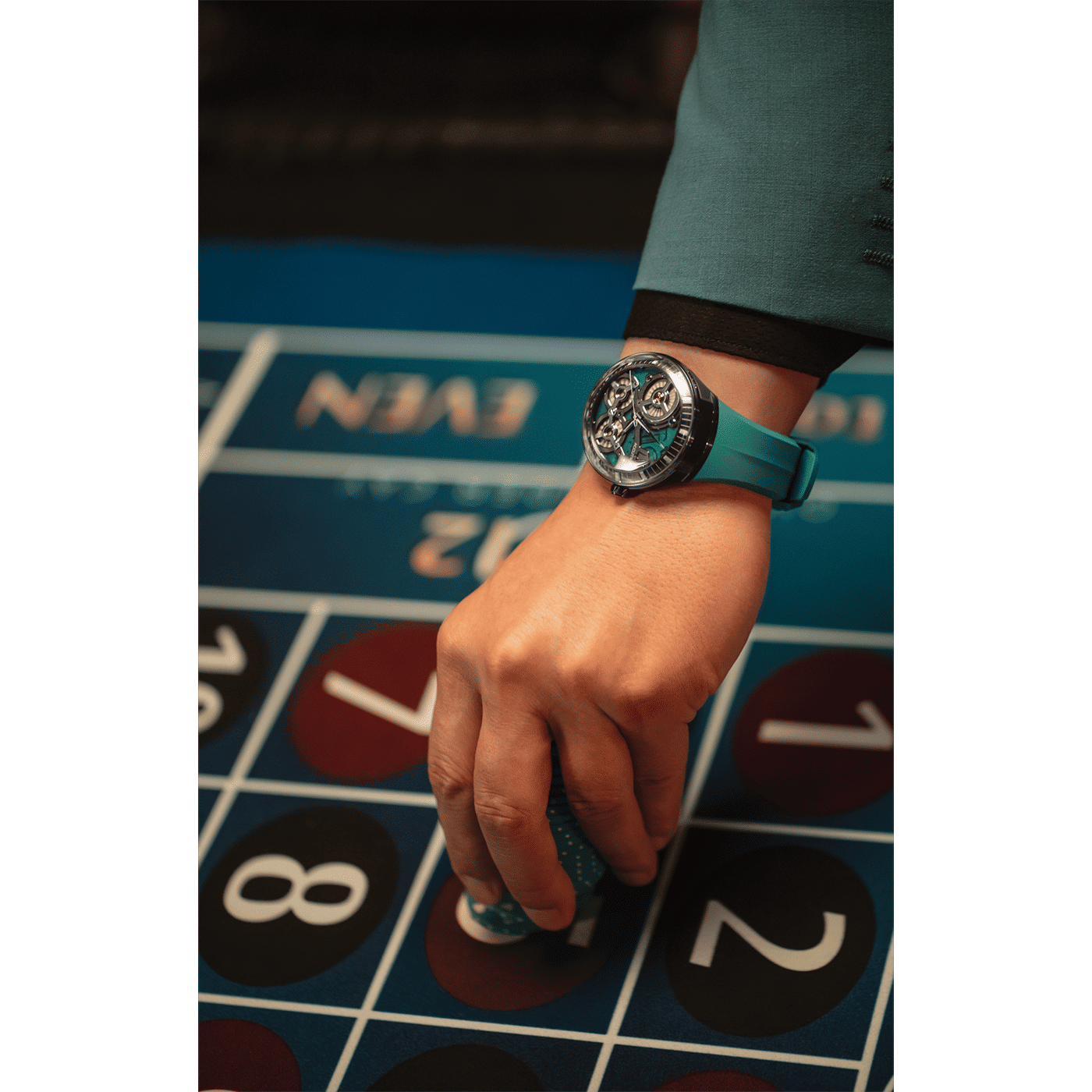 Bulova Accutron DNA 28A207 Herrenuhr Schwarz • Saphirglas • Limited Edition Casino, Bild 4