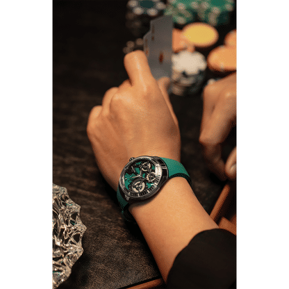 Bulova Accutron DNA 28A207 Herrenuhr Schwarz • Saphirglas • Limited Edition Casino, Bild 5