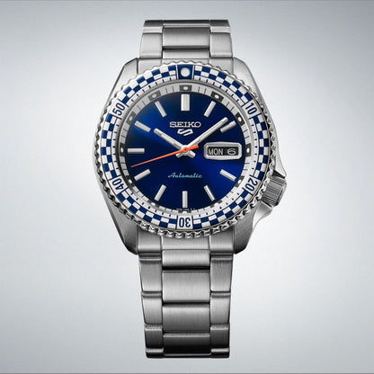 Seiko 5 Sports SRPK65K1 Herrenuhr Blau • Automatikwerk Kaliber 4R36 • 10 ATM Wasserdicht, Bild 2