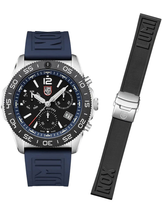 Luminox Pacific Diver Chronograph XS.3143.SET Herren Armbanduhr Blau • Saphirglas • Schweizer Quarzwerk