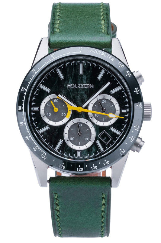 Holzkern Neverrest 9010631021832 Herren Armbanduhr Grün • Titan-Gehäuse • Saphirglas