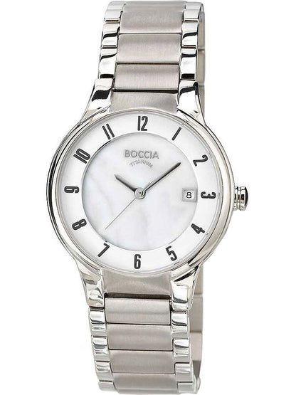Boccia Titanium 3301-01 Damen Armbanduhr • Saphirglas • Titangehäuse