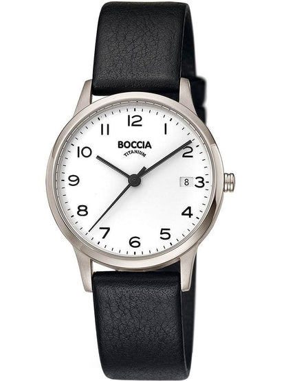 Boccia Titanium 3310-01 Damen Armbanduhr • Titan-Gehäuse • Mineralglas