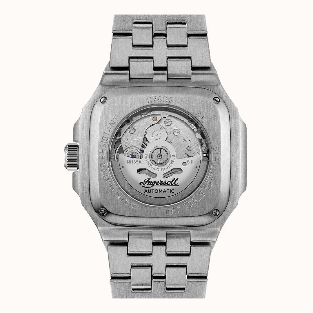 Ingersoll 1892 The Yield I17802 Herren Armbanduhr Grün • Automatikwerk • Mineralglas mit Leuchtzeiger, Bild 5