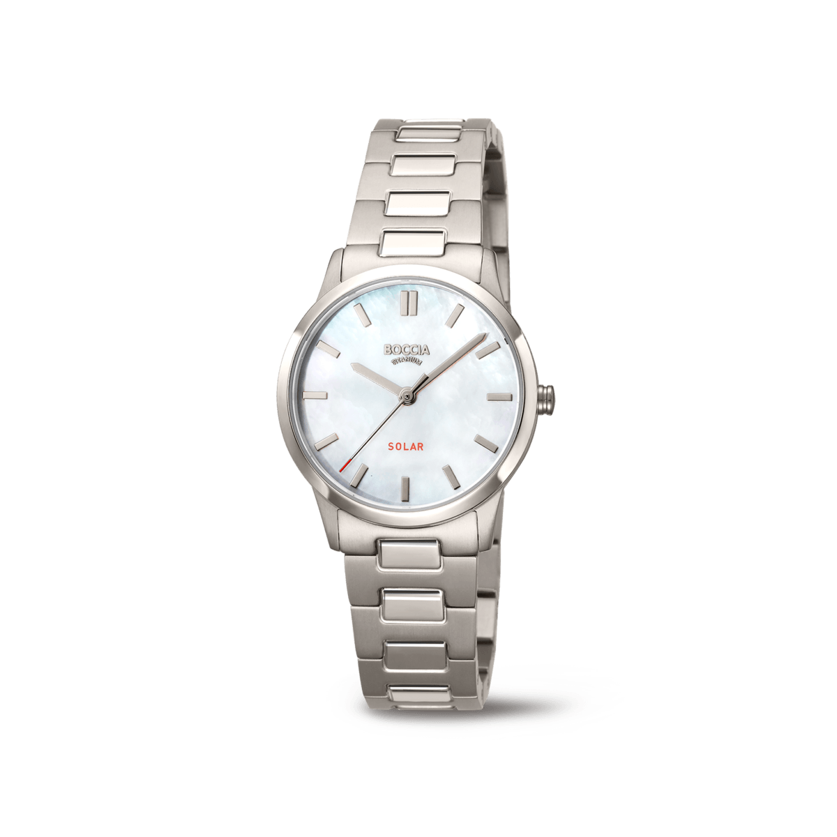 Boccia Titanium 3363-04 Damen Armbanduhr • Solarwerk • Reintitan teil-goldplattiert, Bild 3