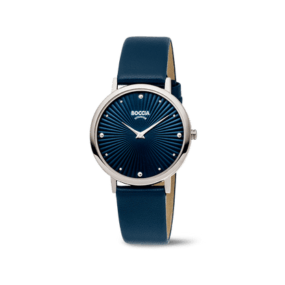 Boccia 3365-01 Damen Armbanduhr • Reintitan • Lederband, Bild 2