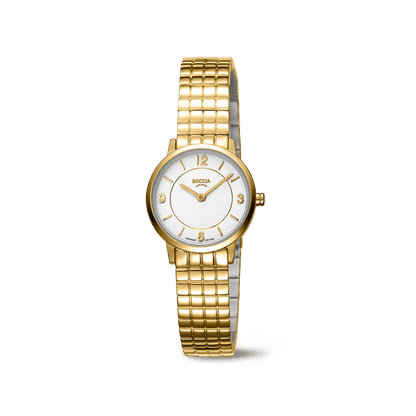 Boccia Titanium 3371-02 Damen Armbanduhr • Titan mit Goldplattierung • Saphirglas, Bild 4