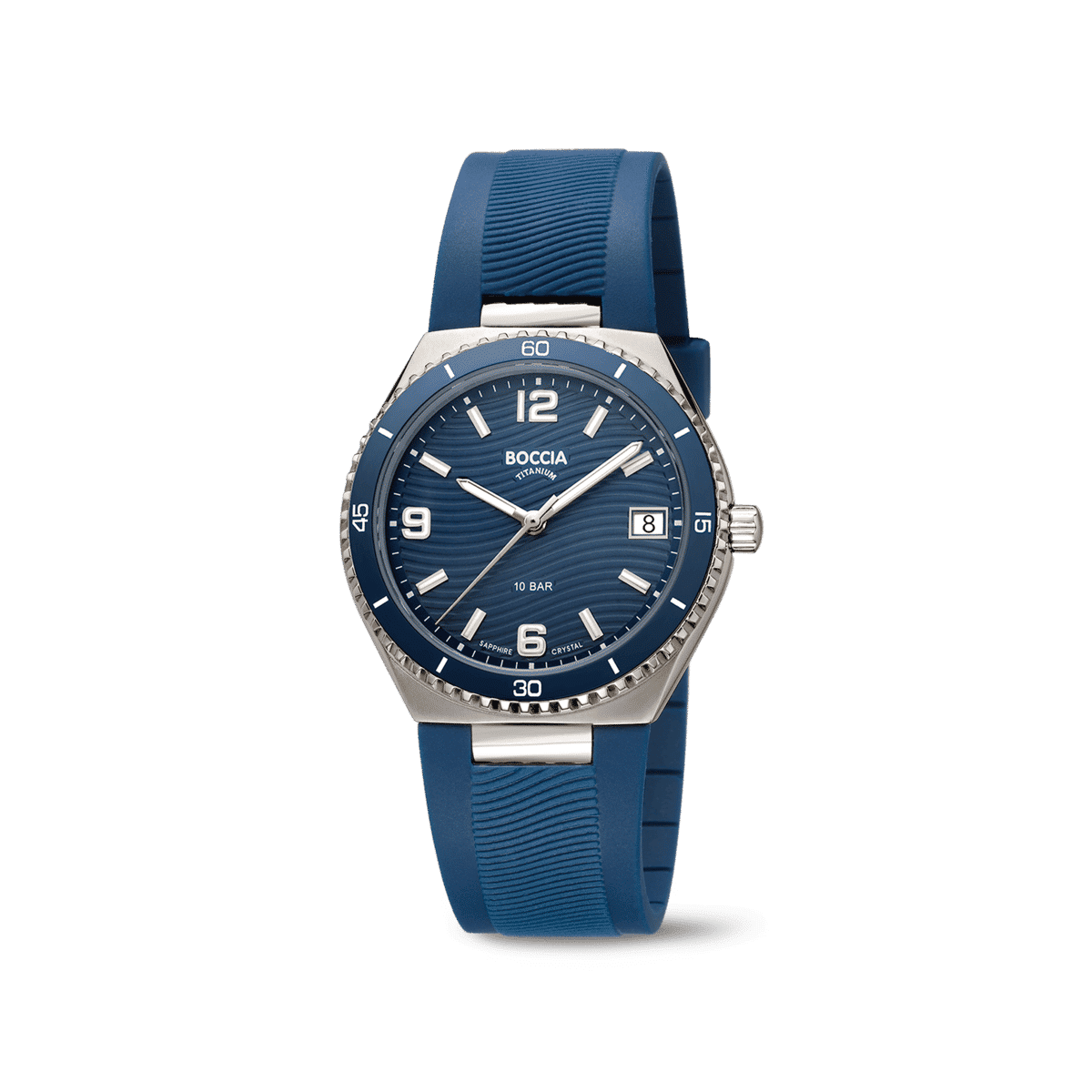 Boccia Titanium 3375-02 Damen Armbanduhr • Saphirglas • Reintitan mit Keramik