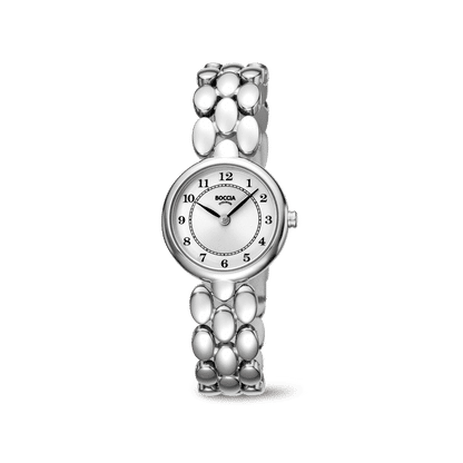 Boccia 3378-01 Damen Armbanduhr • Reintitan • 5 bar Wasserdicht