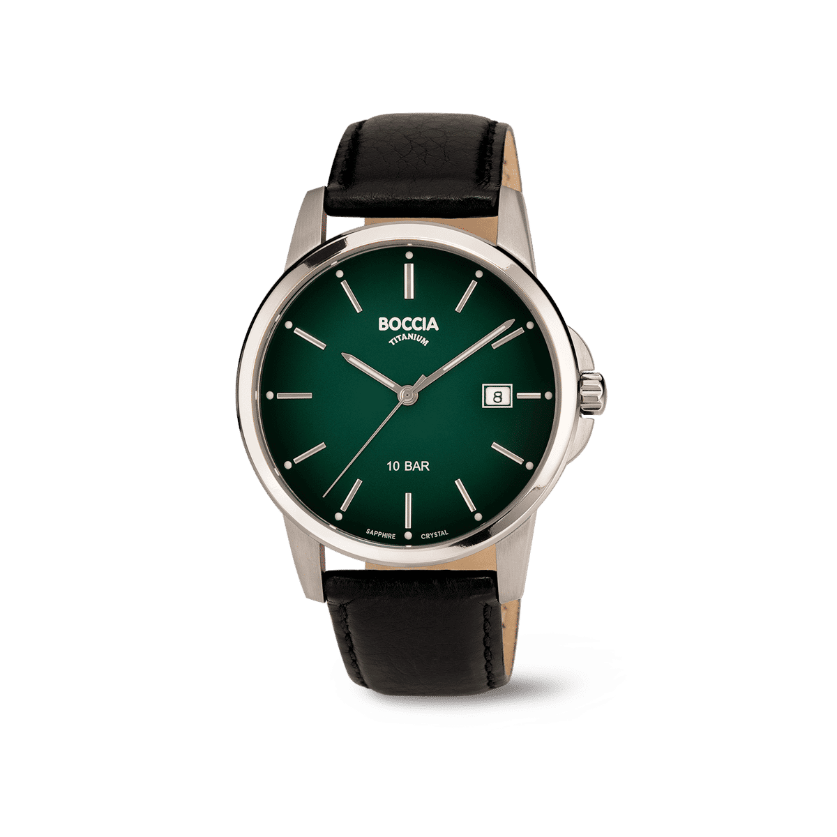 Boccia Titanium 3633-02 Herrenuhr • Saphirglas • Dégradé-Zifferblatt