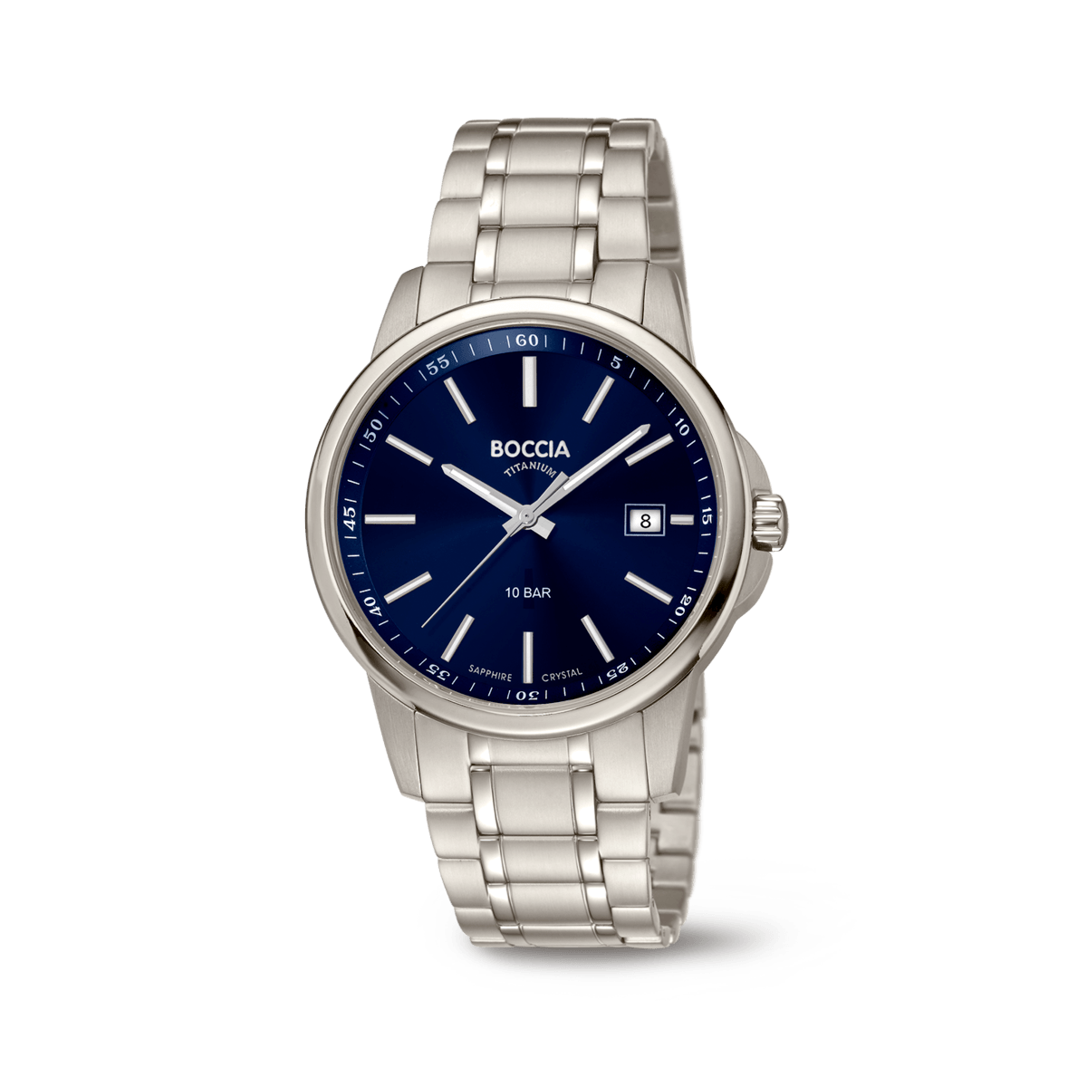 Boccia Titanium 3633-02 Herrenuhr • Saphirglas • Dégradé-Zifferblatt, Bild 3