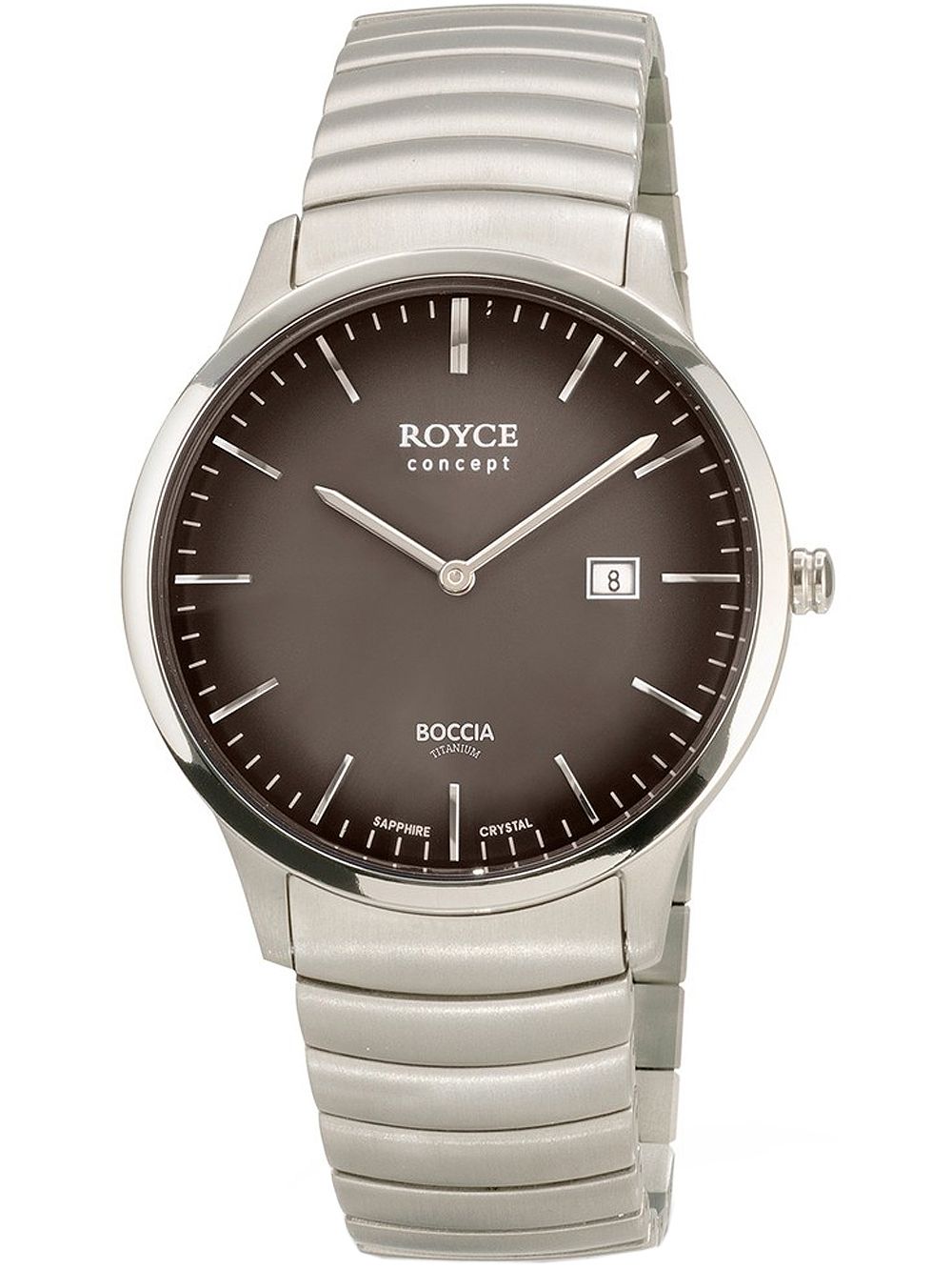 Boccia Royce 3645-04 Herren Armbanduhr • Titan • Saphirglas