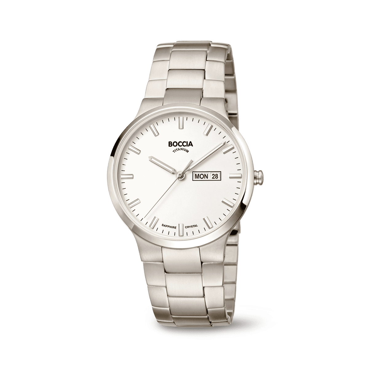 Boccia 3649-02 Herren Armbanduhr • Saphirglas • Tag/Datum-Anzeige, Bild 2