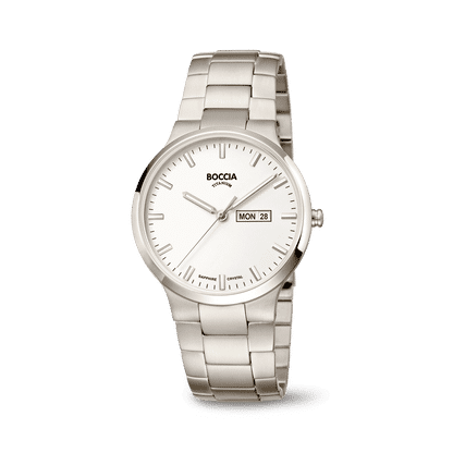 Boccia 3649-02 Herren Armbanduhr • Saphirglas • Tag/Datum-Anzeige, Bild 2