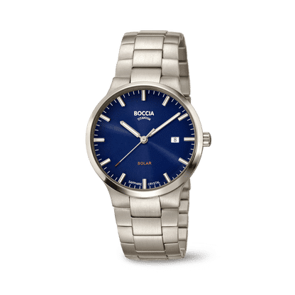 Boccia 3652-02 Herrenuhr • Solarwerk • Saphirglas