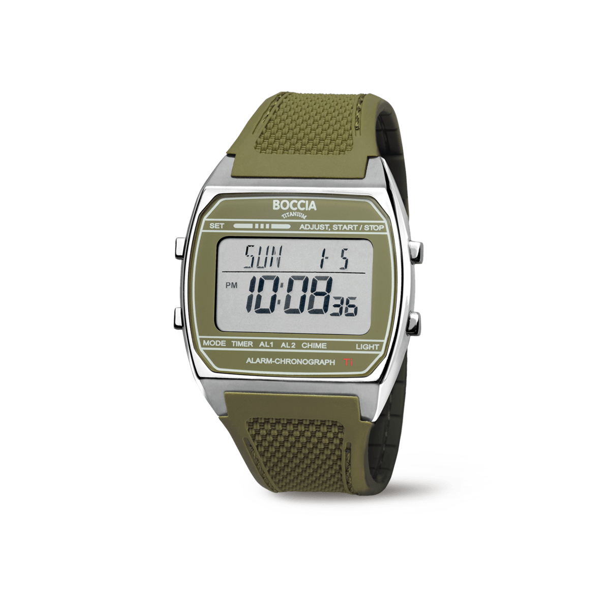 Boccia 3738-02 Herren Armbanduhr • Digitaler Chronograph • Titan, Bild 3