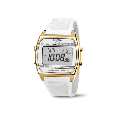 Boccia 3738-08 Herren Armbanduhr • Titan Digitalchronograph • Alarm und Datum, Bild 2