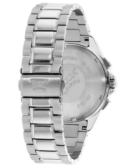 Boccia Titanium 3751-01 Herrenuhr Blau • Titan-Chronograph • Saphirglas, Bild 4
