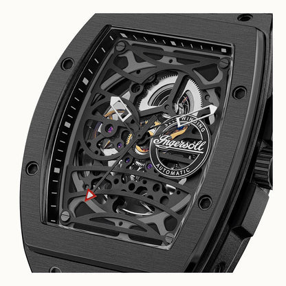Ingersoll The Challenger I12307 Herrenuhr Schwarz • Automatikwerk • Mineralglas, Bild 2