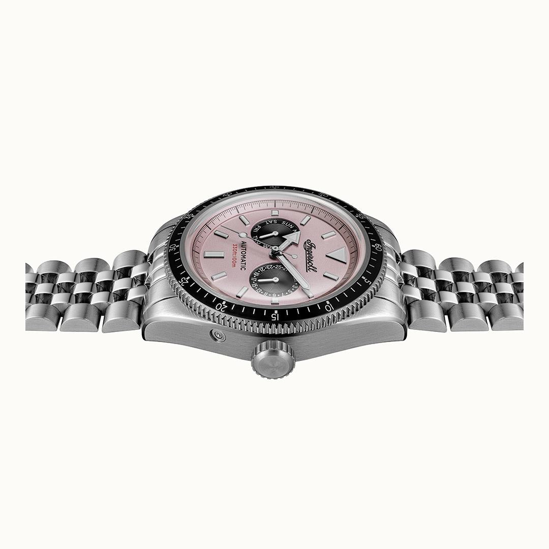 Ingersoll 1892 The Outlaw I17201 Herren Armbanduhr Rosa • Automatikwerk • Mineralglas, Bild 3