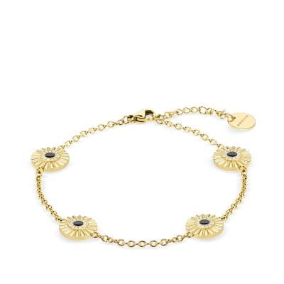 Bering 11435-732-GWP Ceramic Damen Armbanduhr Schwarz-Gold • Saphirglas • Keramikgehäuse mit Swarovski-Kristallen, Bild 9