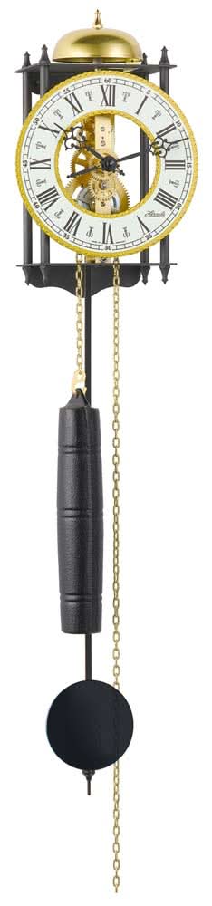 Orologio da parete Hermle 62x15x10 cm metallo • Suono Gong • Movimento 8 giorni