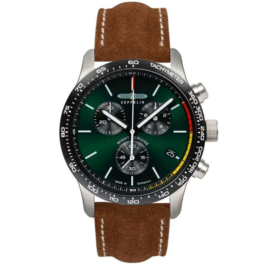 Zeppelin Night Cruise Swiss Movement 72884 Herren • ETA G10.212 Quarzwerk • 10 ATM wasserdicht