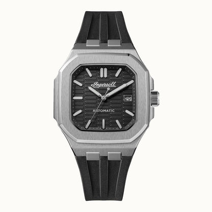 Ingersoll 1892 The Yield I17803 Herren Armbanduhr Schwarz • Automatikwerk • Leuchtzeiger mit Datumsanzeige