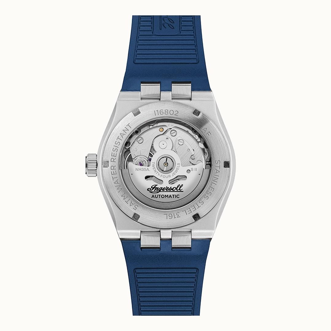 Ingersoll The Rider I16802 Herrenuhr Blau • Automatikwerk • Mineralglas, Bild 5