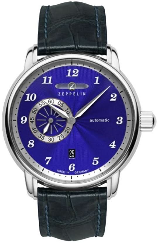 Zeppelin New Captain's Line 8604-3 Orologio da Uomo • Made in Germany • Open Heart