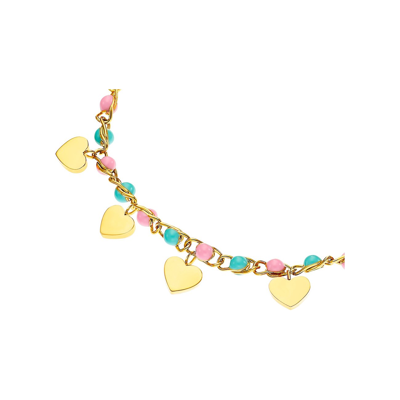 Prinzessin Lillifee 2033365 Bracciale Oro • Rivestimento IP Oro • Moschettone