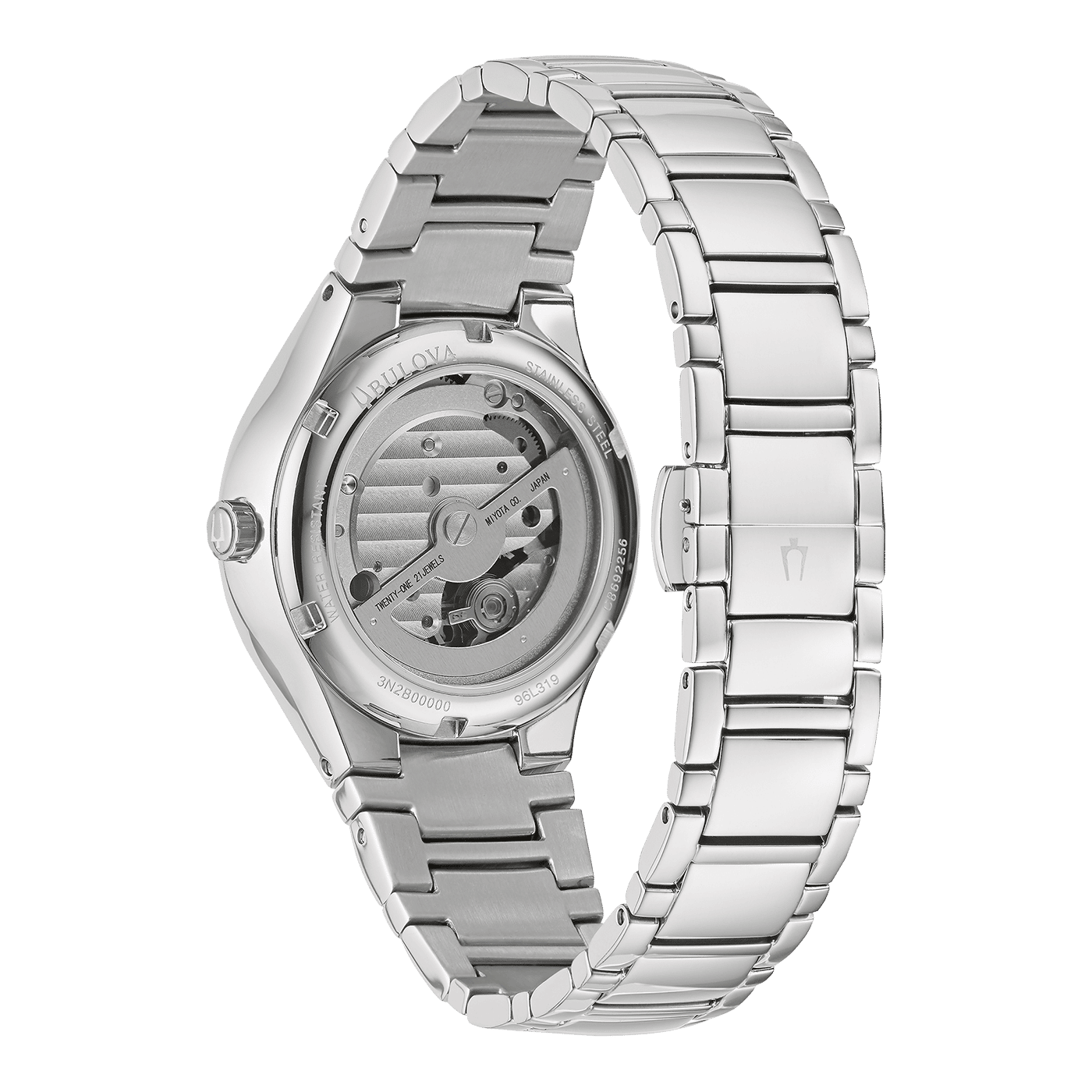 Bulova Sutton 96L319 Damen Automatikuhr • Edelstahl • Sichtboden, Bild 3