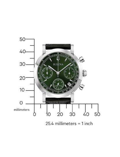 Bulova Classic 96B457 Herren Armbanduhr Grün • Saphirglas entspiegelt • 262 kHz Hochpräzisionsquarz, Bild 4