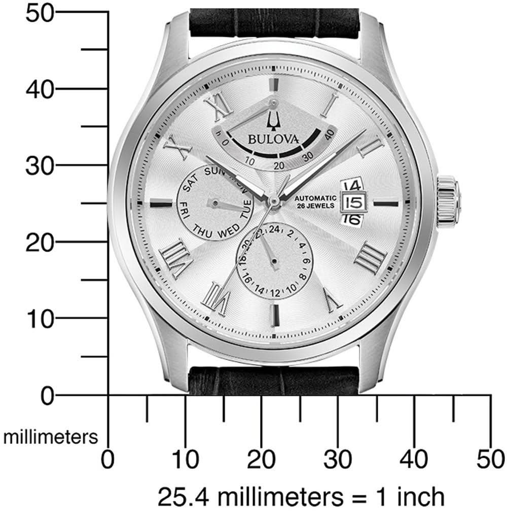 Orologio da uomo Bulova Classic Wilton 96C141 • Automatico • Indicatore di riserva di carica